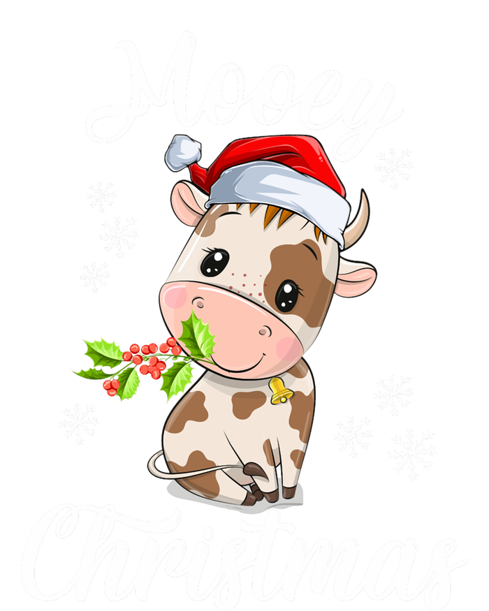 Mooey Christmas Cow Christmas Cute Cow Santa Hat Farmer Coaster