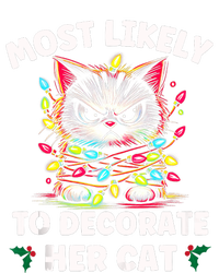 Most Likely To Decorate Her Cat Family Christmas Pajamas Tank Top T-Shirt