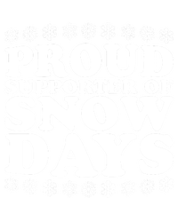 Proud Supporter Of Snow Days Funny Christmas Teacher Life Softstyle Adult Sport Polo