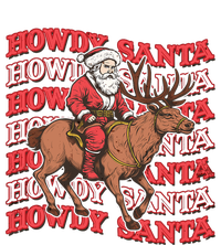 Retro Groovy Howdy Santa Country Cowboy Western Christmas Toddler Sweatshirt