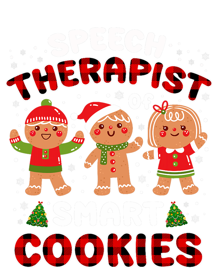 Speech Rapist Of Smart Cookies Buffalo Plaid Christmas Bella+Canvas Jersey Crop Tee