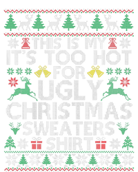 This Is My ItS Too Hot For Ugly Christmas Sweaters Women's Long Sleeve Flannel Pajama Set 