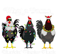 What A Damn Cluckin Fluster Fluck Funny Christmas Chicken Short Acrylic Beanie