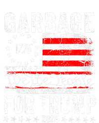 Garbage For Trump 7 Panel Mesh Trucker Snapback Hat