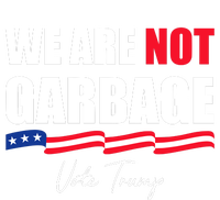 We Are Not Garbage Vote Trump Womens Cotton Relaxed Long Sleeve T-Shirt