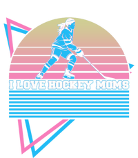 I Love Hockey Moms Retro Funny Gift Ladies Essential Tank