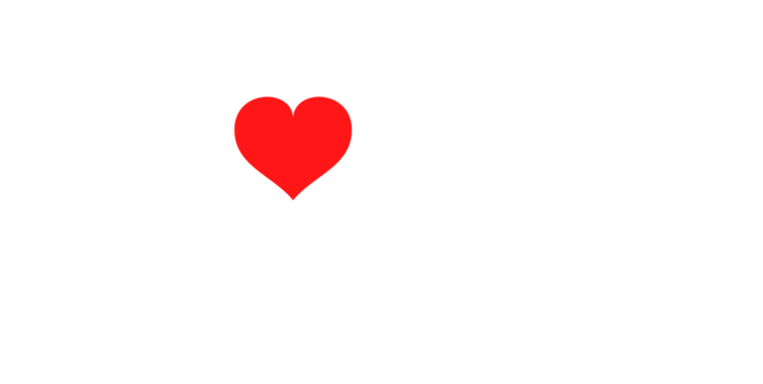 I Love My Hockey Friend Gift T-Shirt