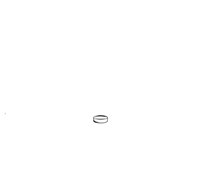 Ice Hockey Player Hockey Lover Stick Lifter Hockey Heartbeat Great Gift T-Shirt