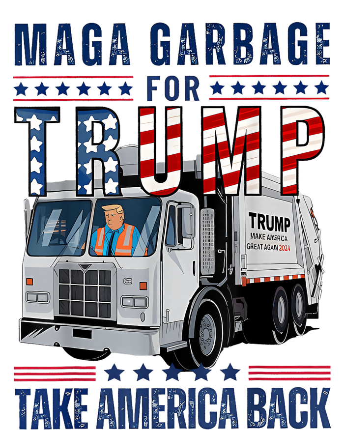 Proud Maga Garbage Trump Supporter Trump Garbage Truck Sustainable Bucket Hat