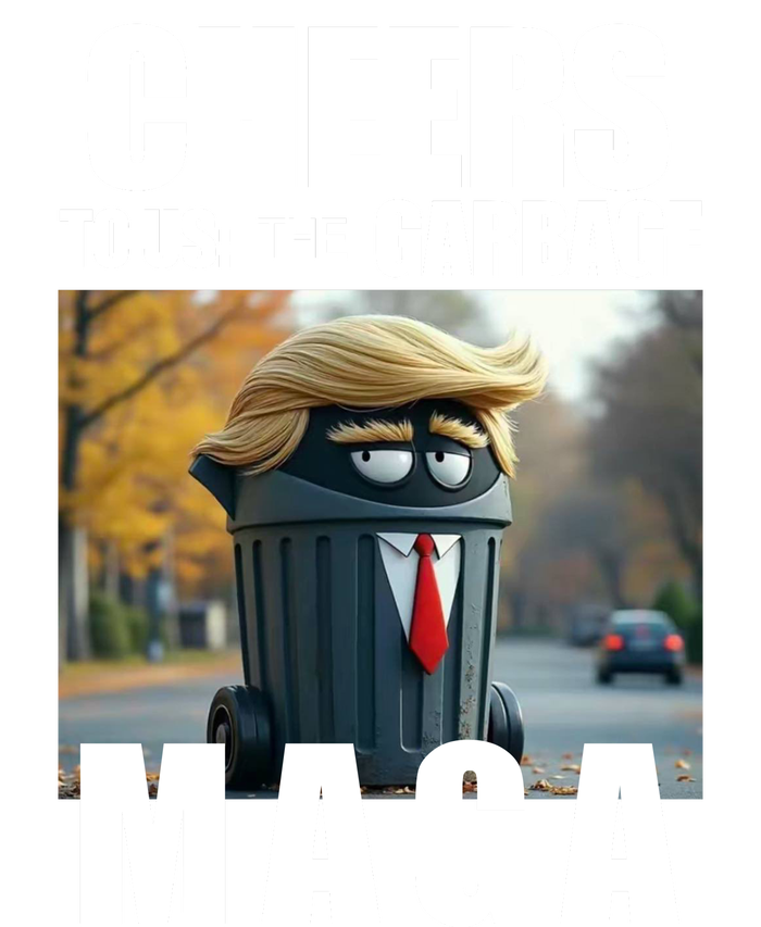 Cheers To The Us Garbage Maga Donald Trump Zip Tote Bag