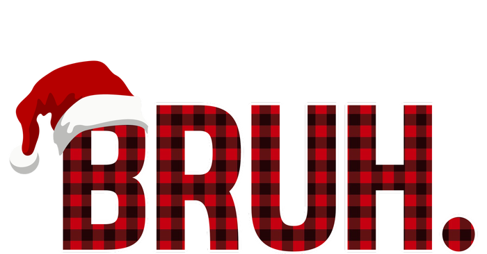 Bruh Funny Saying Bro Christmas Holiday Baby Bodysuit