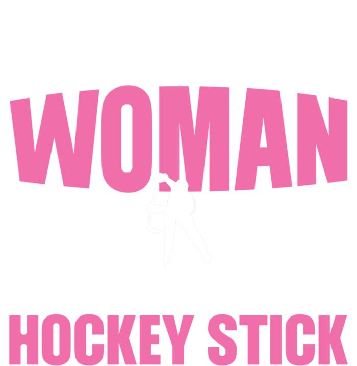 Never A With A Hockey Stick Hockey Stick Meaningful Gift 16 in Basic Backpack