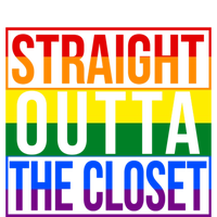 Rainbow Straight Outta The Closet Gift Lgbt Gifgift T-Shirt