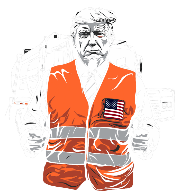 Trump Garbage Truck Vest T-Shirt