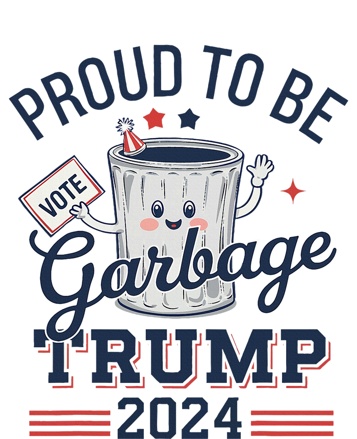 Not A Garbage Proud To Be Garbage Vote Trump Supporters Large Microfiber Waffle Golf Towel