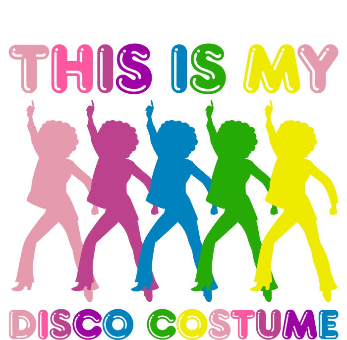 This Is My Disco Costume Family Party 1970s T-Shirt