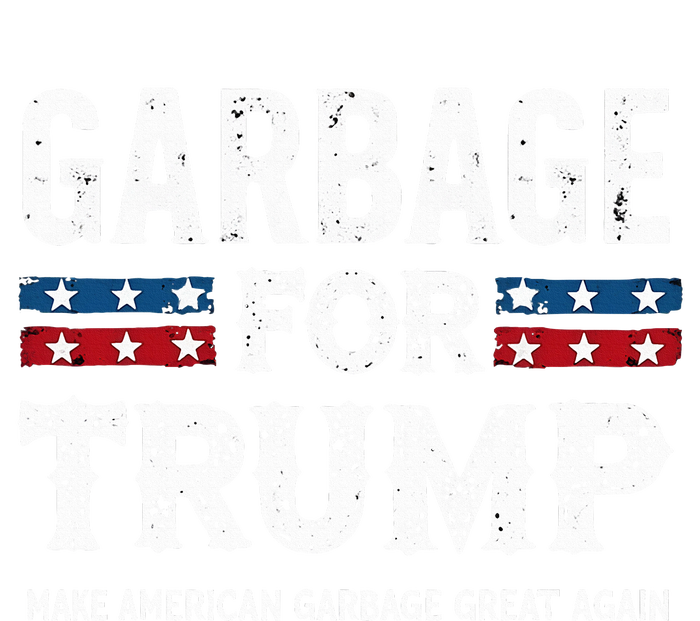 Garbage For Trump Make American Garbage Great Again 7-Panel Snapback Hat