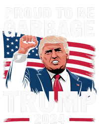 Proud To Be Garbage Trump 2024 Vote Trump Team Garbage Women's Crop Top Tee