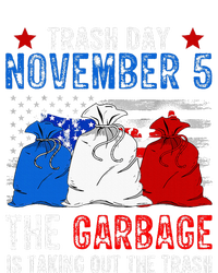 Trump Garbage Trash Day November 5 Garbage Taking Out Trash Women's Fleece Hoodie