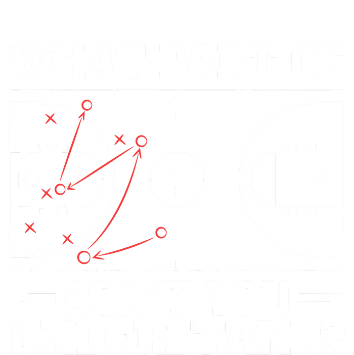 Funny Basketball Coach For Tactic Diagram Board Tall T-Shirt