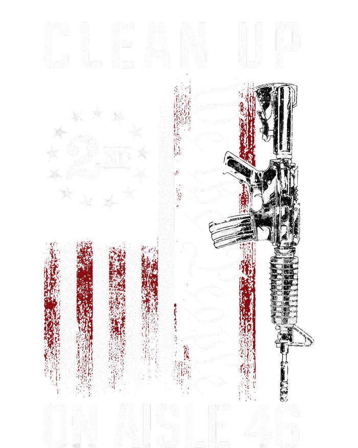 Clean Up On Aisle 46 We The People American Flag Ar15 Kids Sweatshirt