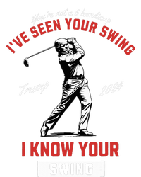 IVe Seen Your Swing I Know Your Swing Golf Pro Trump 2024 Women's Racerback Tank