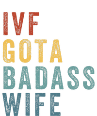 Ivf Got A Badass Wife Ivf Dad Transfer Day Infertility Ceramic Star Ornament