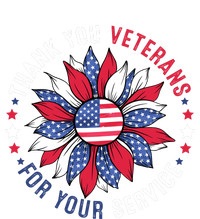 Thank You Veterans For Your Service Usa Flag Sunflower Tank Top