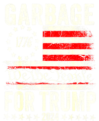 American Flag Make Garbage Great Again Garbage For Trump 2024 Gift Flexfit Unipanel Trucker Cap