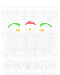 Chillin With My Snowmies Funny Ugly Christmas T-Shirt