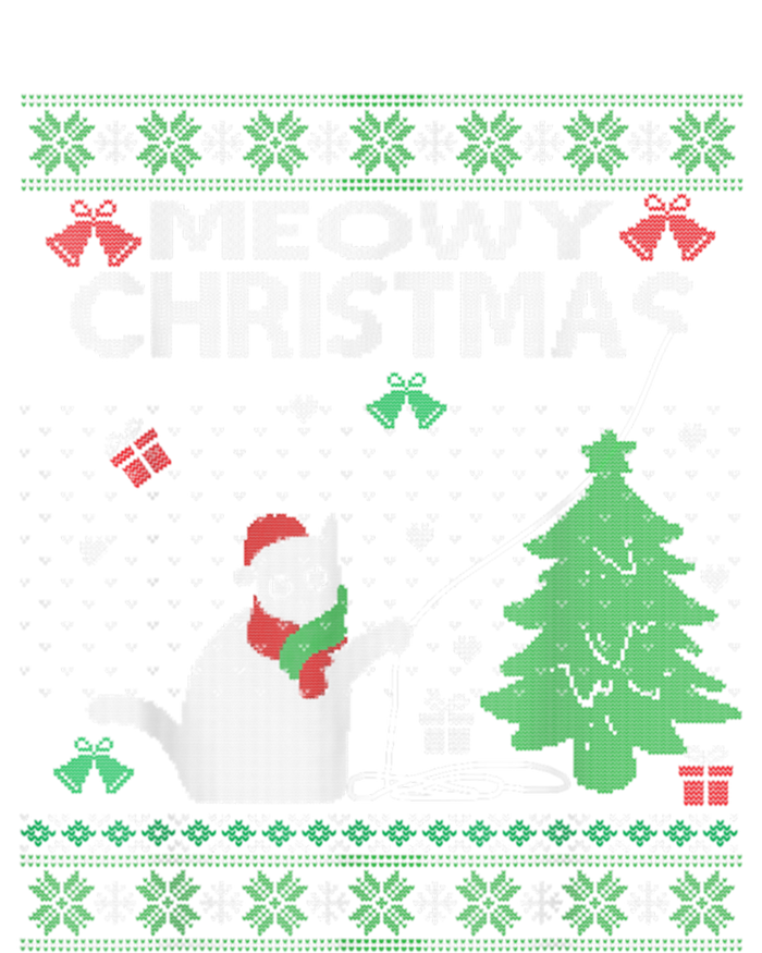 Funny Meowy Christmas Cat Owners Xmas T-Shirt