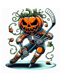 Skeleton Ice Hockey Halloween Pumpkin Hockey Gift Sweatshirt Cinch Pack Bag