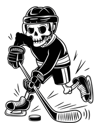 Skeleton Playing Ice Hockey Sport Graphic Gift Full Zip Hoodie