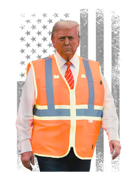 President Trump Garbage Truck Worker Vest Usa Flag Maga 2025 Tank Top