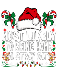 Most Likely To Bring Home A Stray Cat Matching Christmas Long Sleeve Pajama Set