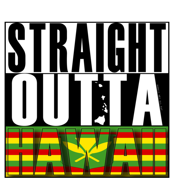 Straight Outta Hawaii Flag By Hawaii Nei All Day Gift T-Shirt