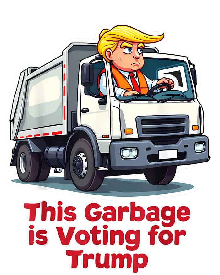 This Garbage Is Voting Trump Funny Garbage Truck Trump 2024 PosiCharge Competitor Tank