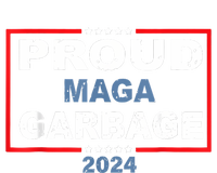 Proud Maga Garbage Trump Supporter Flat Bill Trucker Hat