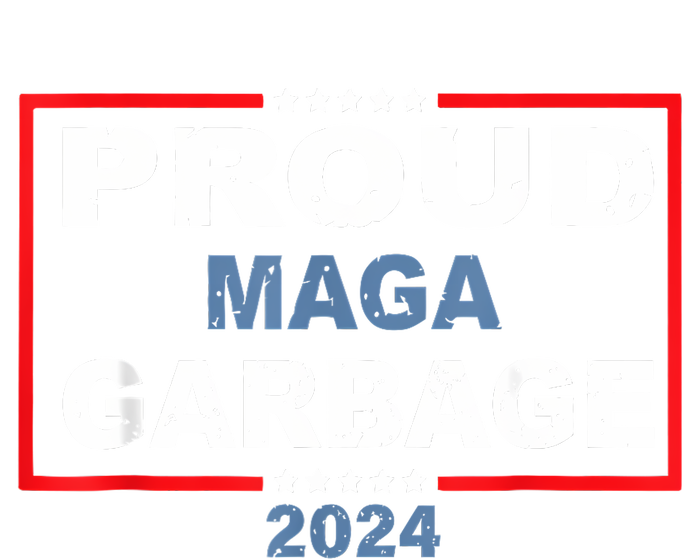 Proud Maga Garbage Trump Supporter Flat Bill Trucker Hat