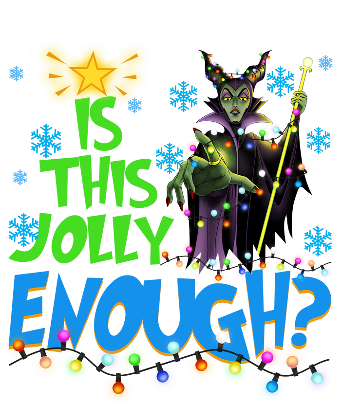 Is This Jolly Enough Maleficent Christmas Lights Villains Christmas T-Shirt