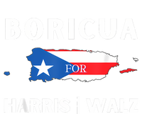 Puerto Ricans Harris 2024 Boricua For Harris Waltz Women's Knotted Racerback Tank