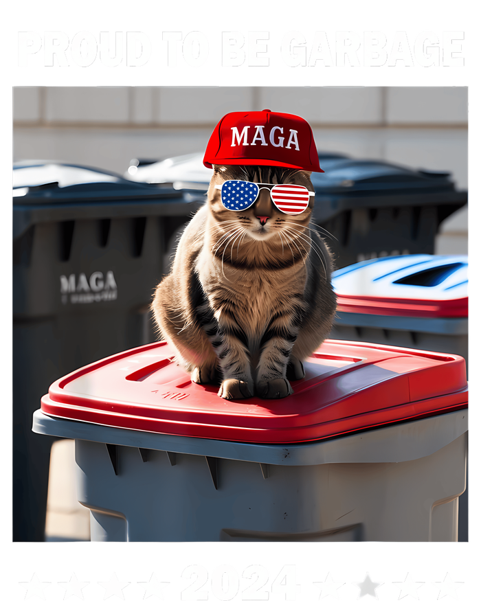 Trump 2024 Proud To Be Garbage Crew Trump’S Supporters Funny 16 in Basic Backpack