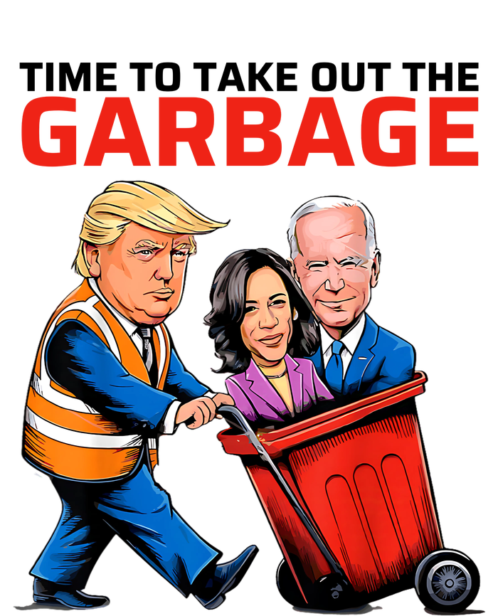 Time To Take Out The Garbage Funny Garbage For Trump 2024 Bumper Sticker