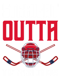 Straight Outta The Penalty Box Funny Goal Keeper Ice Hockey Gift T-Shirt