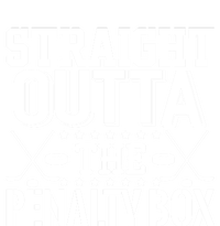 Straight Outta The Penalty Box Funny Ice Hockey Enforcer Cool Gift Short Acrylic Beanie