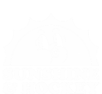 Sunshine And Hockey Retro Vintage Ice Hockey Gift T-Shirt