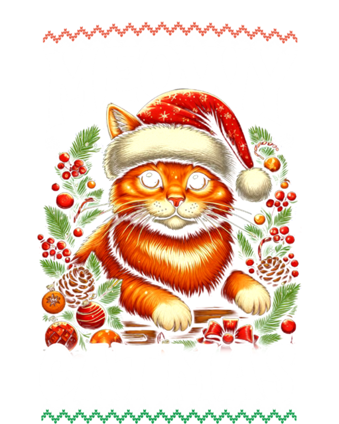 Kitten Xmas Ugly Meowy Catmas Cat Santa Christmas Softstyle Adult Sport Polo