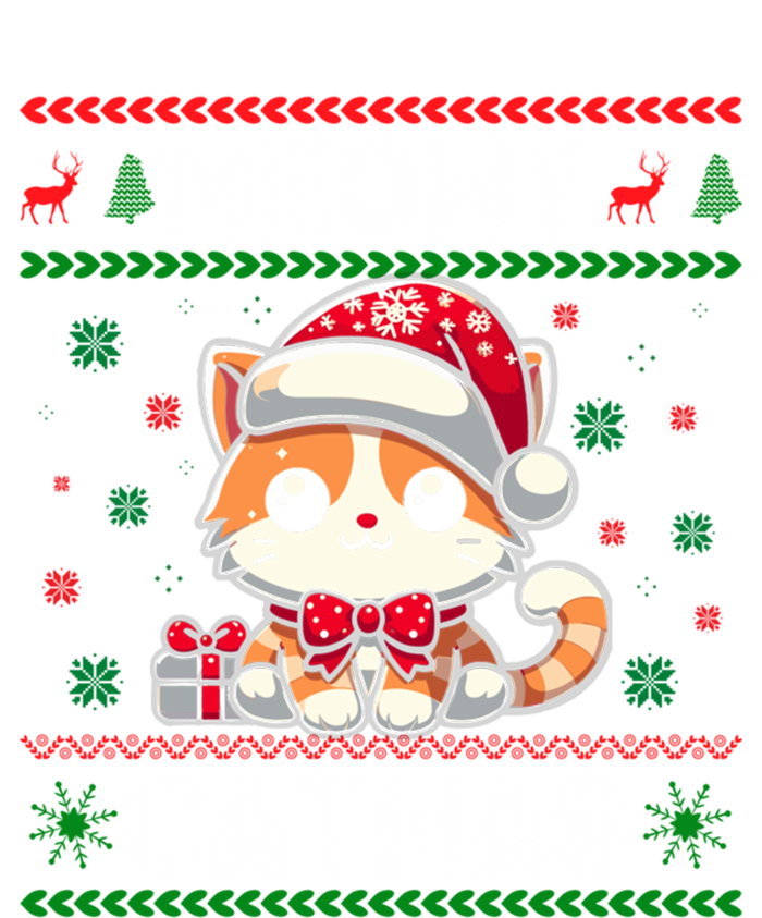 Kitten Xmas Ugly Meowy Catmas Cat Santa Christmas City Backpack