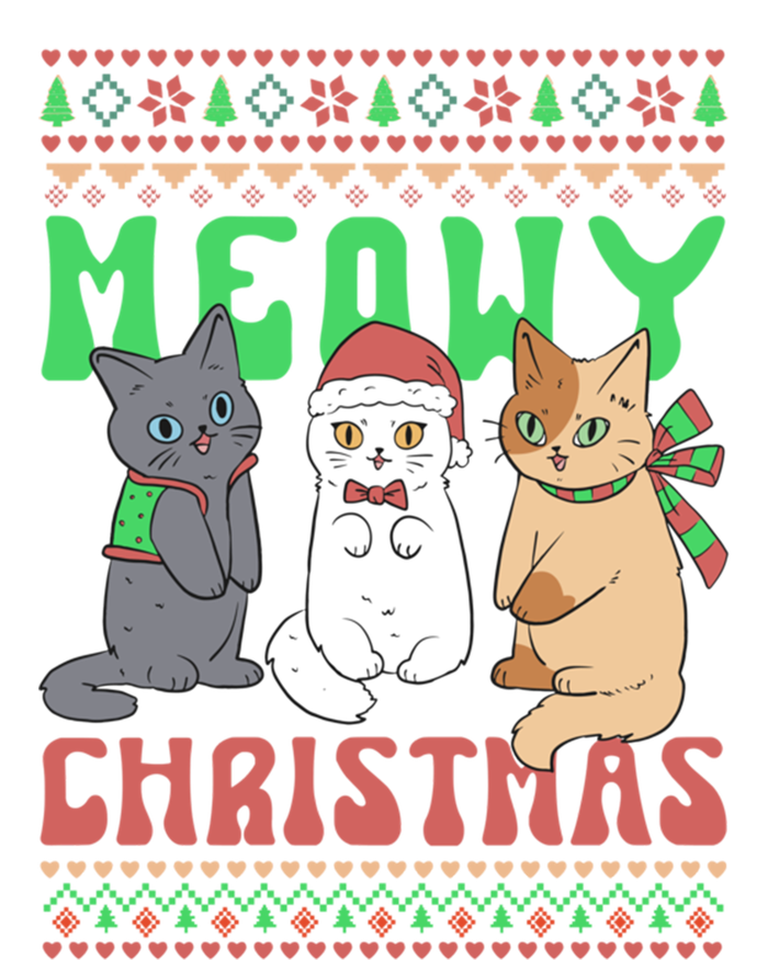 Merry Christmas Meowy Catmas Cat Xmas Family T-Shirt