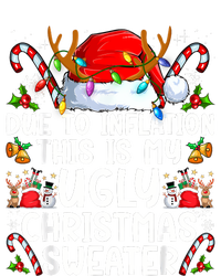 Due To Inflation This Is My Ugly Sweater Family Christmas Tie-Dye Long Sleeve Shirt